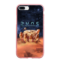 Чехол для iPhone 7Plus/8 Plus матовый Dune: Spice Wars песчаные дюны и рука с базой