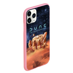 Чехол для iPhone 11 Pro Max матовый Dune: Spice Wars песчаные дюны и рука с базой - фото 2