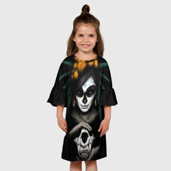 Детское платье 3D Костяная ведьма - фото 2