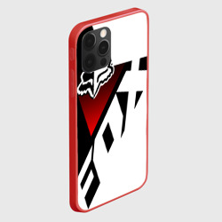 Чехол для iPhone 12 Pro Max FOX racing - Фокс черный и белый - фото 2