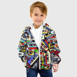 Детская куртка 3D Текстура аудиокассет - фото 2