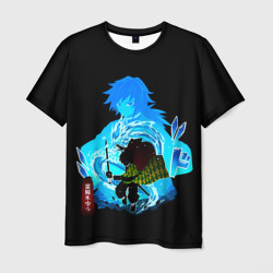 Мужская футболка 3D Томиока Гию Клинок рассекающий демонов