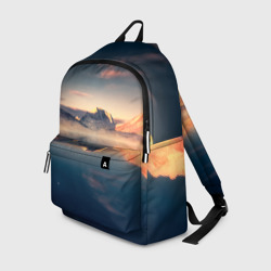 Рюкзак 3D Горы + озеро