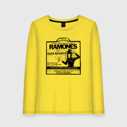 Женский лонгслив хлопок Live at the Palladium, NY - Ramones