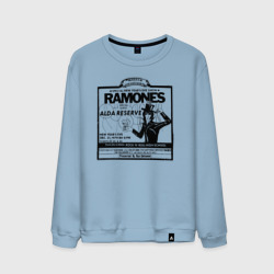 Мужской свитшот хлопок Live at the Palladium, NY - Ramones