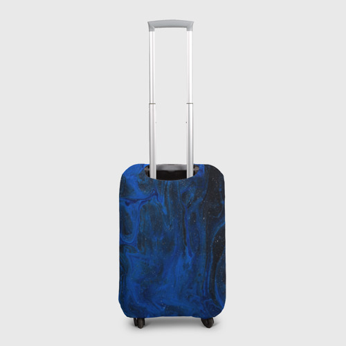 Чехол для чемодана 3D Синий абстрактный дым, цвет 3D печать - фото 2