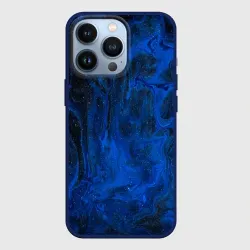 Чехол для iPhone 13 Pro Синий абстрактный дым