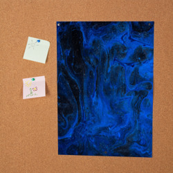 Постер Синий абстрактный дым - фото 2