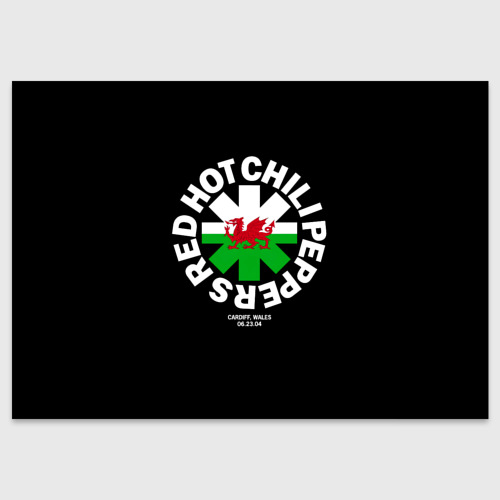 Открытка Cardiff, Wales: 6/23/04 - Red Hot Chili Peppers - купить. Принт:  Рок. Арт 3162365