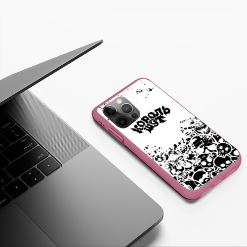 Чехол для iPhone 12 Pro Max с принтом Король и шут / черепа, фото #5