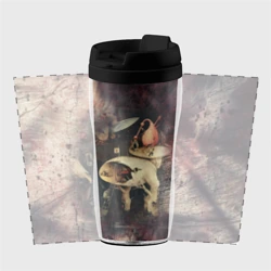 Термокружка-непроливайка Иероним Босх Сад земных наслаждений Фрагмент Hieronymus Bosch The Garden of Earthly Delights Fragment - фото 2