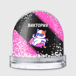 Игрушка Снежный шар Виктория кошечка Краски