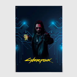 Постер Johnny Cyberpunk2077