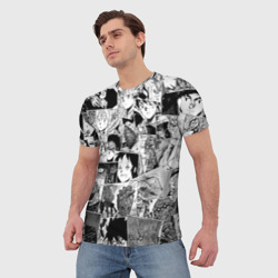 Мужская футболка 3D Дорохэдоро pattern - фото 2
