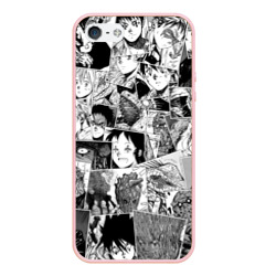 Чехол для iPhone 5/5S матовый Дорохэдоро pattern