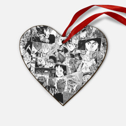 Деревянная игрушка Сердце Дорохэдоро pattern