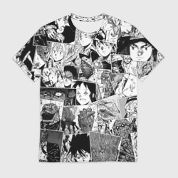 Мужская футболка 3D Дорохэдоро pattern