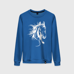 Женский свитшот хлопок Лошадиная голова