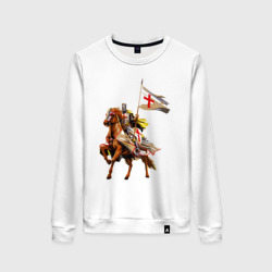 Женский свитшот хлопок Рыцарь Тамплиер