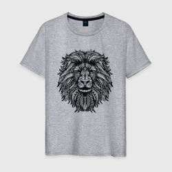 Лев в стиле Мандала | Mandala Lion – Мужская футболка хлопок с принтом купить со скидкой в -20%