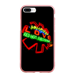 Чехол для iPhone 7Plus/8 Plus матовый Unlimited Love - Red Hot Chili Peppers