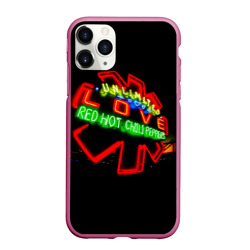 Чехол для iPhone 11 Pro матовый Unlimited Love - Red Hot Chili Peppers