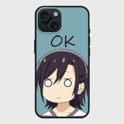 Чехол силиконовый для Apple iPhone 15 матовый Идзуми Миямура ХориМия