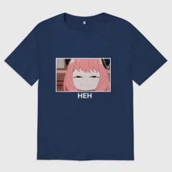 Женская футболка хлопок Oversize Anya heh