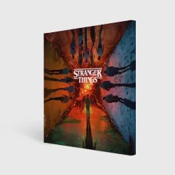 Холст квадратный Stranger Things 4 Измерения