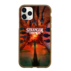 Чехол для iPhone 11 Pro Max матовый Stranger Things 4 Измерения