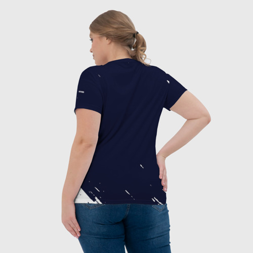 Женская футболка 3D с принтом ГРОТ 55, вид сзади #2