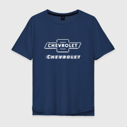 Мужская футболка хлопок Oversize Chevrolet