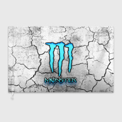 Флаг 3D Monster white белый монстр