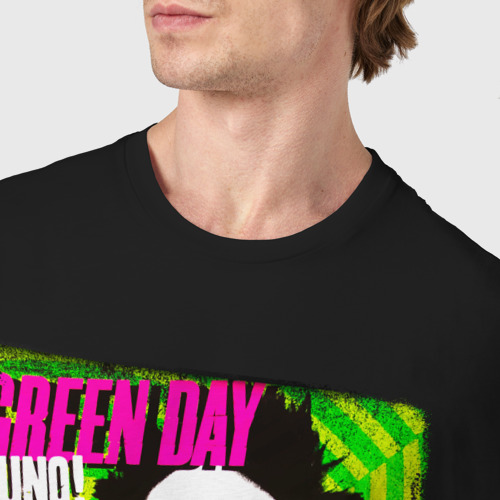 Мужская футболка хлопок Green Day Грин Дэй постер, цвет черный - фото 6