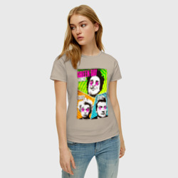Женская футболка хлопок Green Day Грин Дэй постер - фото 2