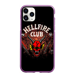 Чехол для iPhone 11 Pro Max матовый Hellfire club