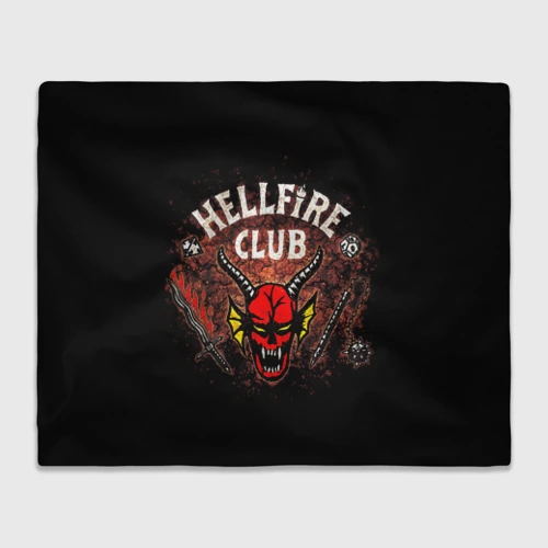 Плед 3D Hellfire club