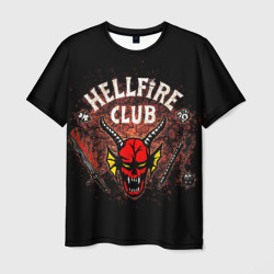 Мужская футболка 3D Hellfire club