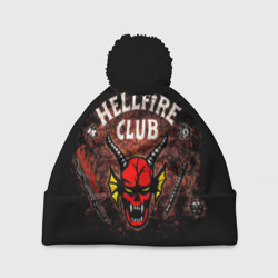 Шапка 3D c помпоном Hellfire club