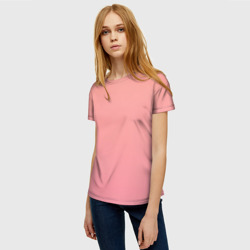 Женская футболка 3D  Gradient Roseanna ( Orange to pink) - фото 2