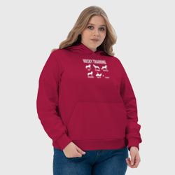 Женская толстовка хлопок Дрессировка Хаски