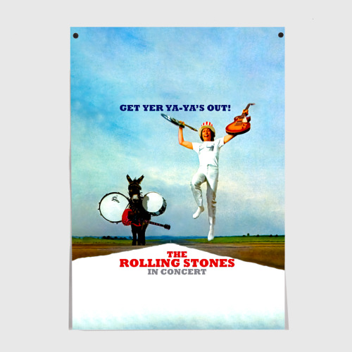 Постер Get Yer Ya-Ya's Out! - The Rolling Stones
