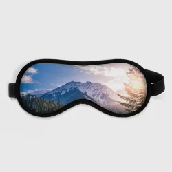 Маска для сна 3D Горы Лес Солнце
