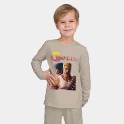 Детская пижама с лонгсливом хлопок Bill & Lance Contra   - фото 2