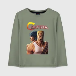 Детский лонгслив хлопок Bill & Lance Contra  