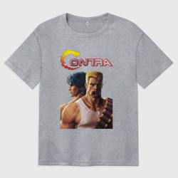 Женская футболка хлопок Oversize Bill & Lance Contra