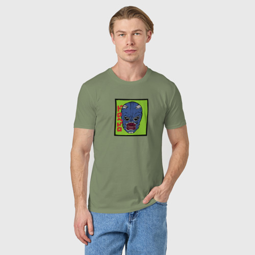 Мужская футболка хлопок Ной арт, цвет авокадо - фото 3