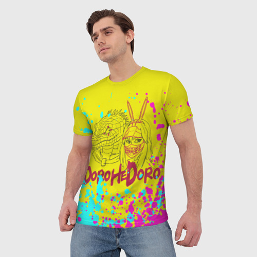 Мужская футболка 3D Никайдо и Кайман арт, цвет 3D печать - фото 3