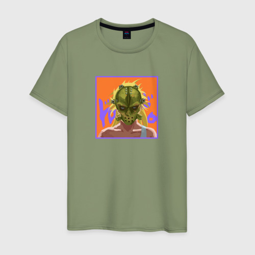 Мужская футболка хлопок Никайдо art, цвет авокадо