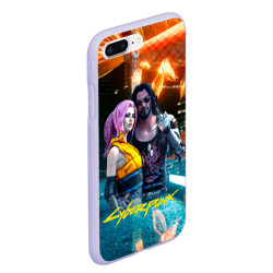 Чехол для iPhone 7Plus/8 Plus матовый  Cyberpunk2077 Johnny Vi girl  - фото 2